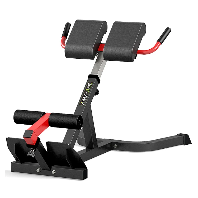 

2021 Extension Hyperextension Back Exercise Bench Gym Abdominal Roman Chair, Black