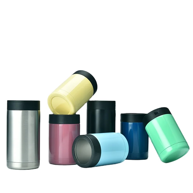 

12 Oz Customized Logo Double Wall Vacuum Insulated Can Cooler Tumbler, Customized color
