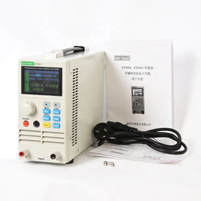 
ET5410 400W 150V 40A Battery Tester Single-Channel Programmable DC Electronic Load Battery Capacity Tester 