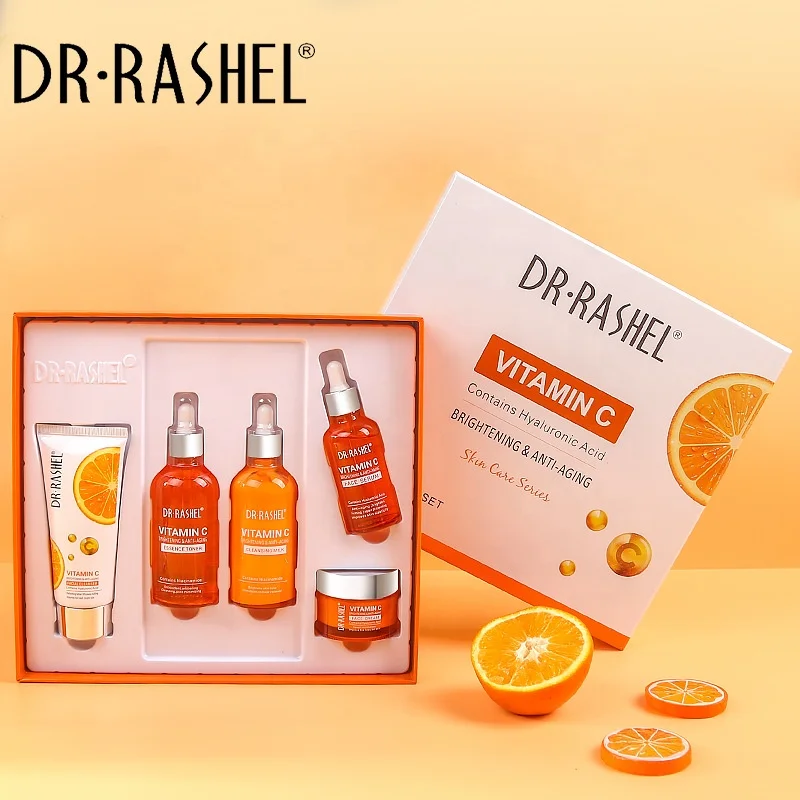 

DR RASHEL vitamin C whitening and anti aging skin care set for face