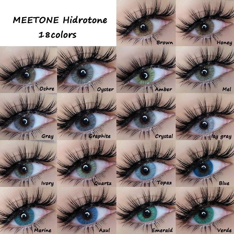 

Manufacturer directly cheap price Meetone Hidrotone super natural beauty 1 tone most hot sales wholesale colored contact lenses