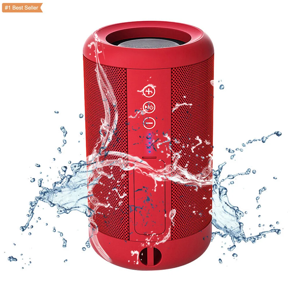 

Woofer Speaker Loud Wireless IPX5 Waterproof for Travel High Quality Mini Small Portable Waterproof Bluetooth Speaker, Red/black/blue/green/camouflage