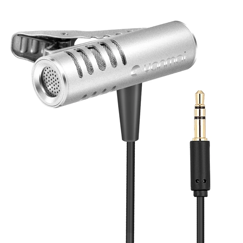 

Most Popular Yanmai R933 Professional Clip-on Lapel Mic Lavalier Omni-directional Double Condenser Microphone