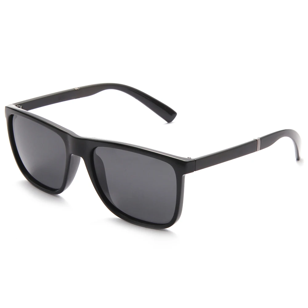 

SKYWAY MOQ 2pcs Cheap Wholesale PC Material UV400 Lens Unisex Black Color Sunglasses For Diamond Face