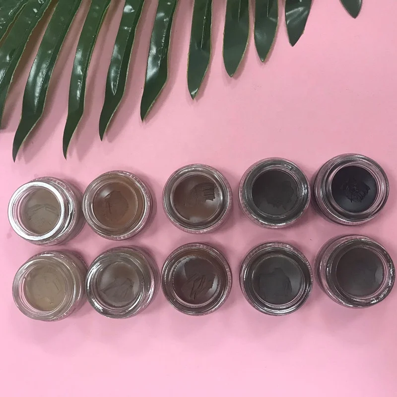 

Best Selling Long Lasting Eyebrow Pomade 10 Colors Private Label Eyebrow Gel
