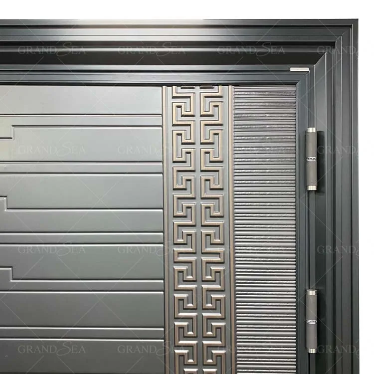 Войти наружу. Бронированная сталь. Steel Safety Front Door.