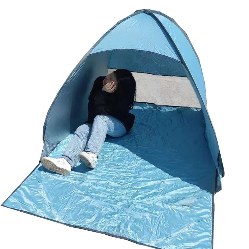 

Tente De Plage Quick Open Outdoor Fishing Canopy Sun Shelter Sea Tent Sunshade Pop-up Beach Tent