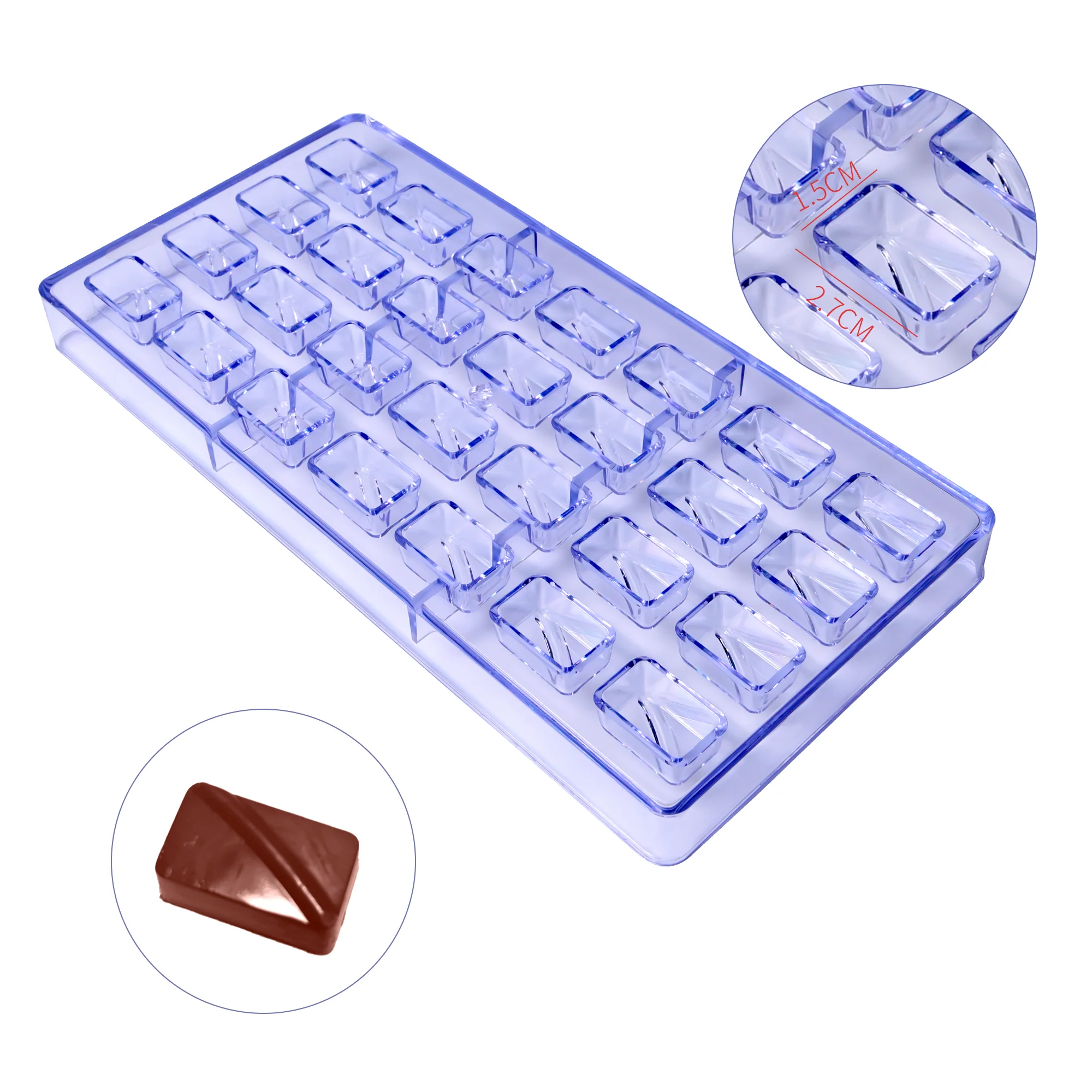 

Wholesale high quality polycarbonate chocolate molds for chocolate making