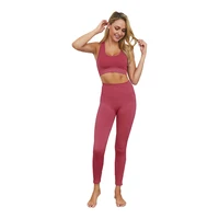 

Ptsports wholesale ladies beauty backless top suit women fit dry sports bra & leggings fashion tights set gym yoga fitness wear