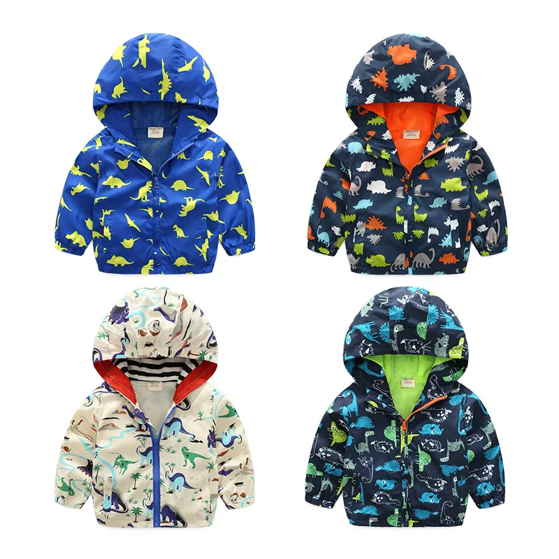 

Children's Stormsuit Boys' Coat Spring 2020 New Baby Cartoon Windbreaker Children's Wear