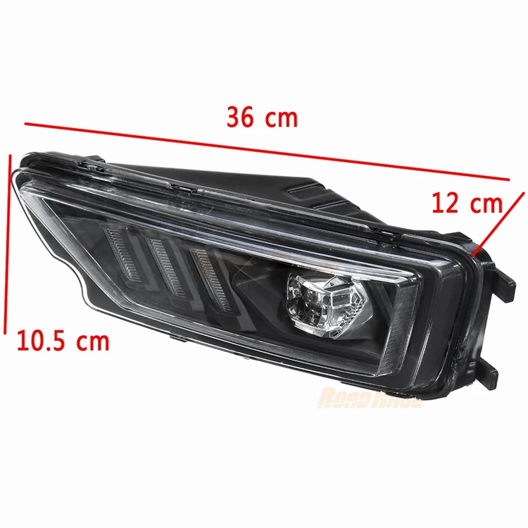 Front Bumper Led Drl Daytime Running Light Fog Lights Lamp With Turn