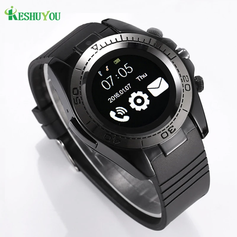 SW007 Klok telefoon Smart Horloge Bluetooth Sport Smartwatch Mannen Android IOS Camera Wearable 2G Sim TF card smart watch