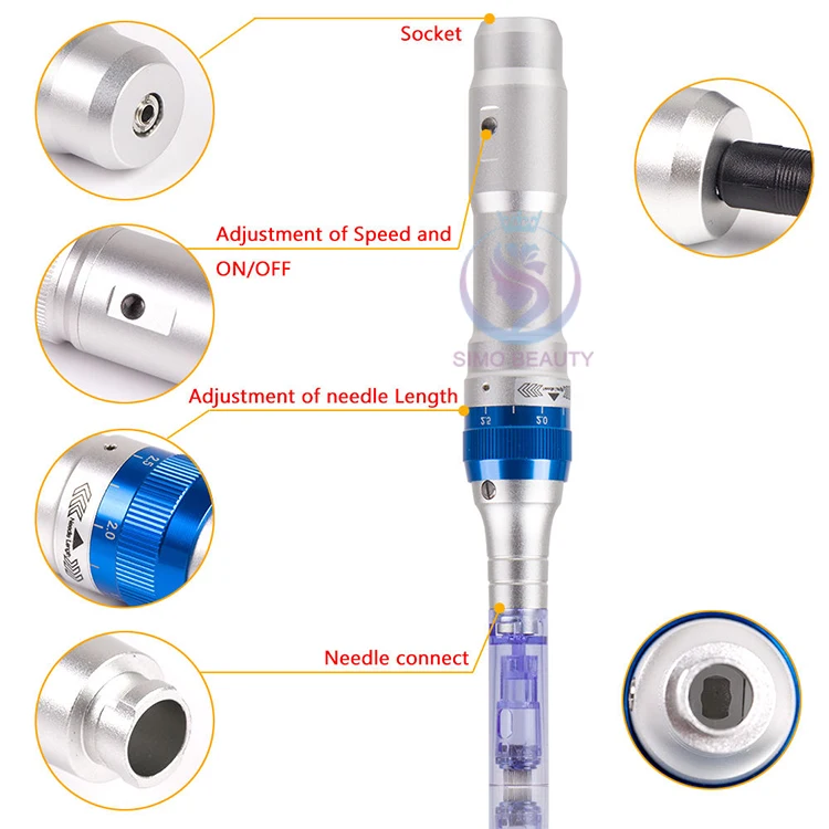 

Wholesales Derma Stamp Pen Micro Needle Pen Anti Wrinkle Treatmentpen Pen