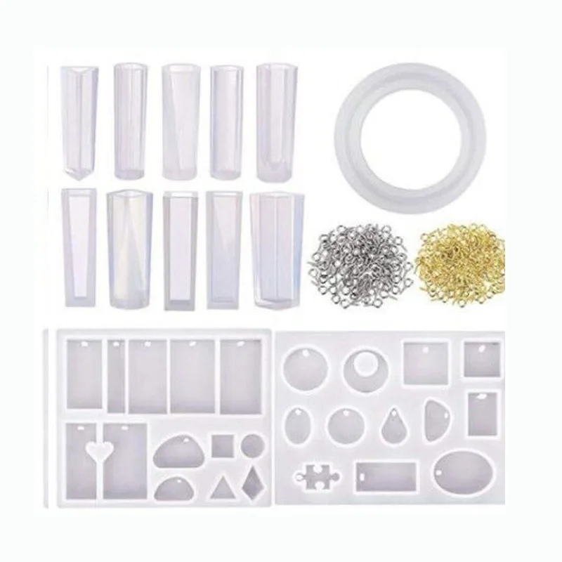 

213 Sets of Handmade Crystal Epoxy Mold Making Handicrafts Baking Tray Tools bakeware toolSet Spot Wholesale Supplies