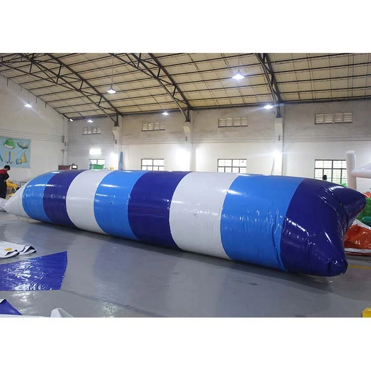 

Lake sport Game PVC Inflatable Water Catap t Blob inflatable floating jumping bag