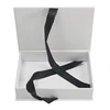 Book Shape White or Custom Design Cardboard Gift Box With Ribbon