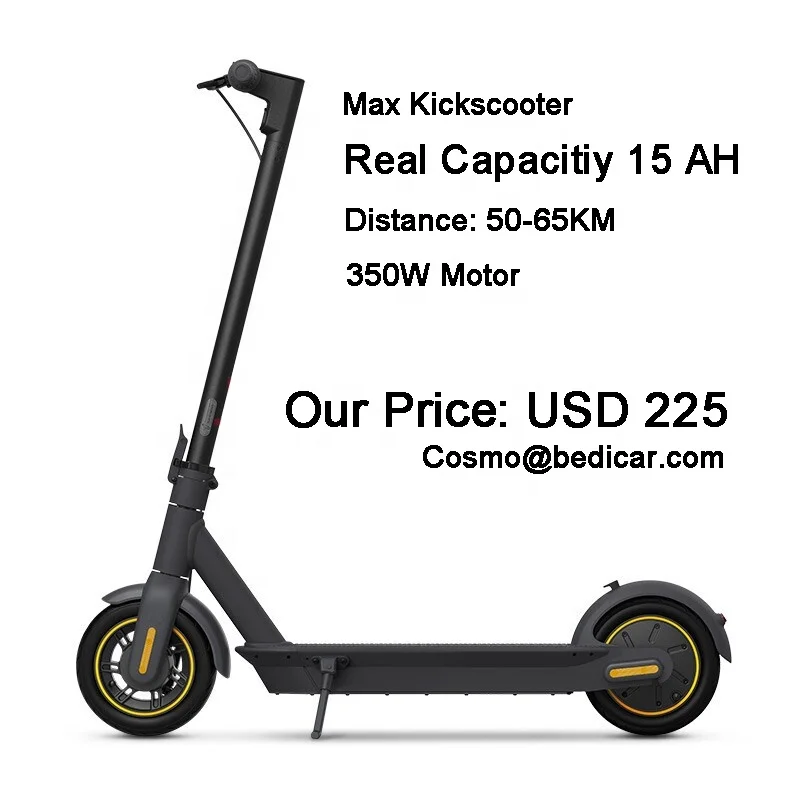 

10inch Electric Scooter Electric Kickscooter MAX Scooter 65KM 15AH, Black