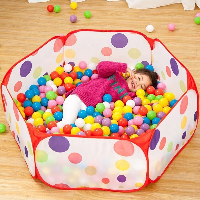 

Hot Sell Indoor Funny Baby Round Small Ball Pit Pool Game House Safe Foldable Playground Ocean Ball Pit Kids