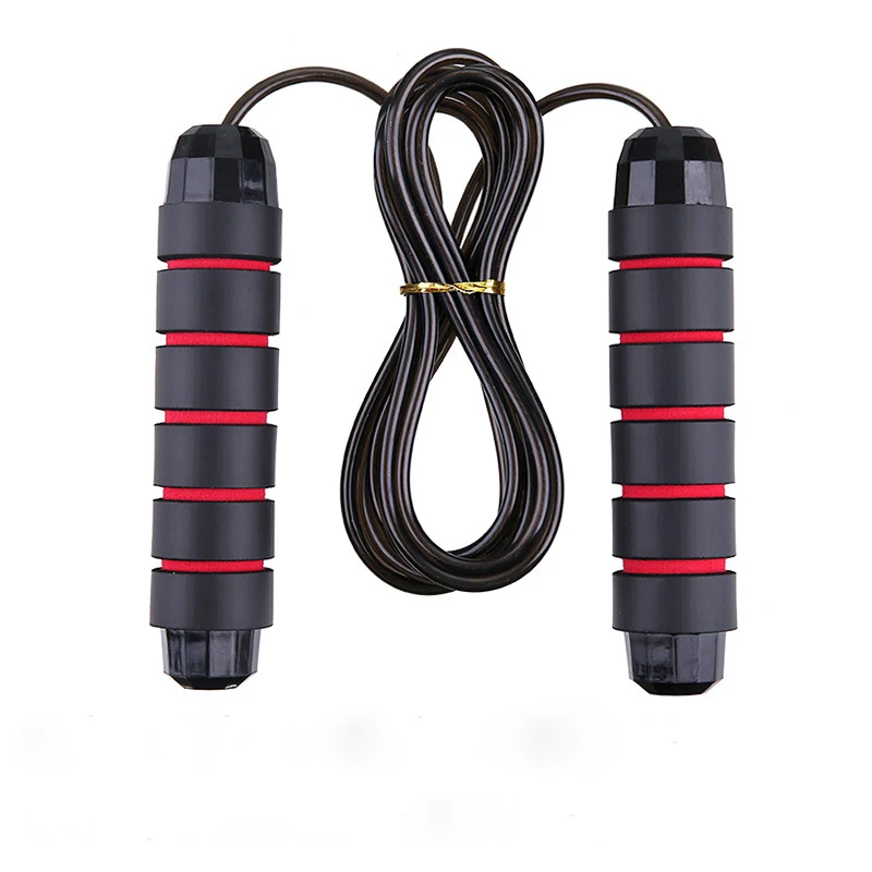 

Adjustable Skipping Rope Wholesale Custom Logo Gym Fitness Long Handle Fast Speed Workout Heavy Jump Rope Set, Black,blue,green,red