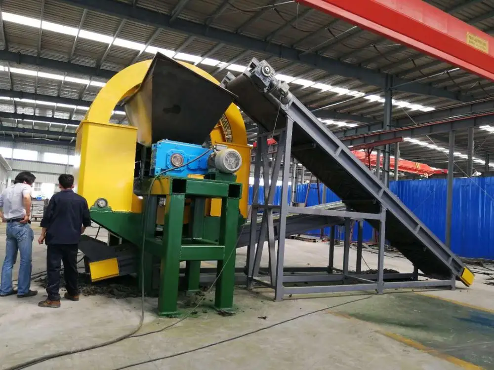 
Rasper rubber raw material cutting mulch machine 