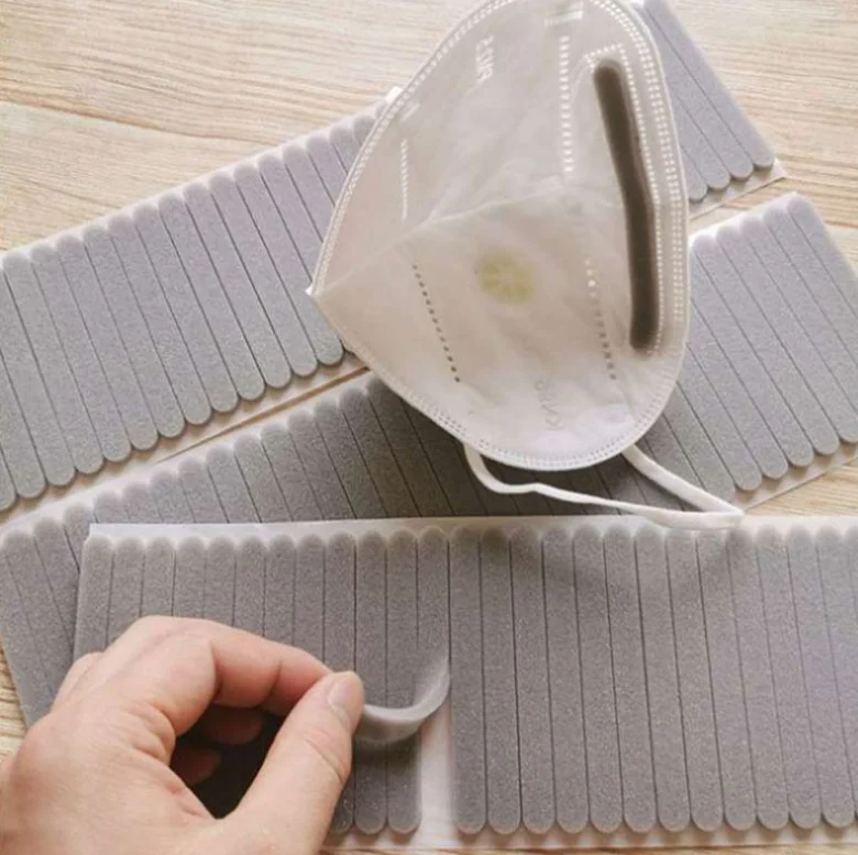 n95 kn95 低气味鼻桥海绵条自粘海绵条鼻丝