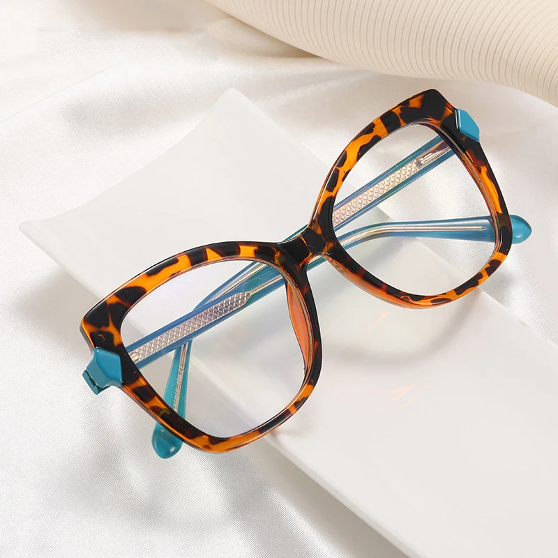 

92050 New TR90 Eyeglasses Frames Women Glasses Men Glasses Frame Transparent Clear Lens Optical Eyewear Oculos De Feminino