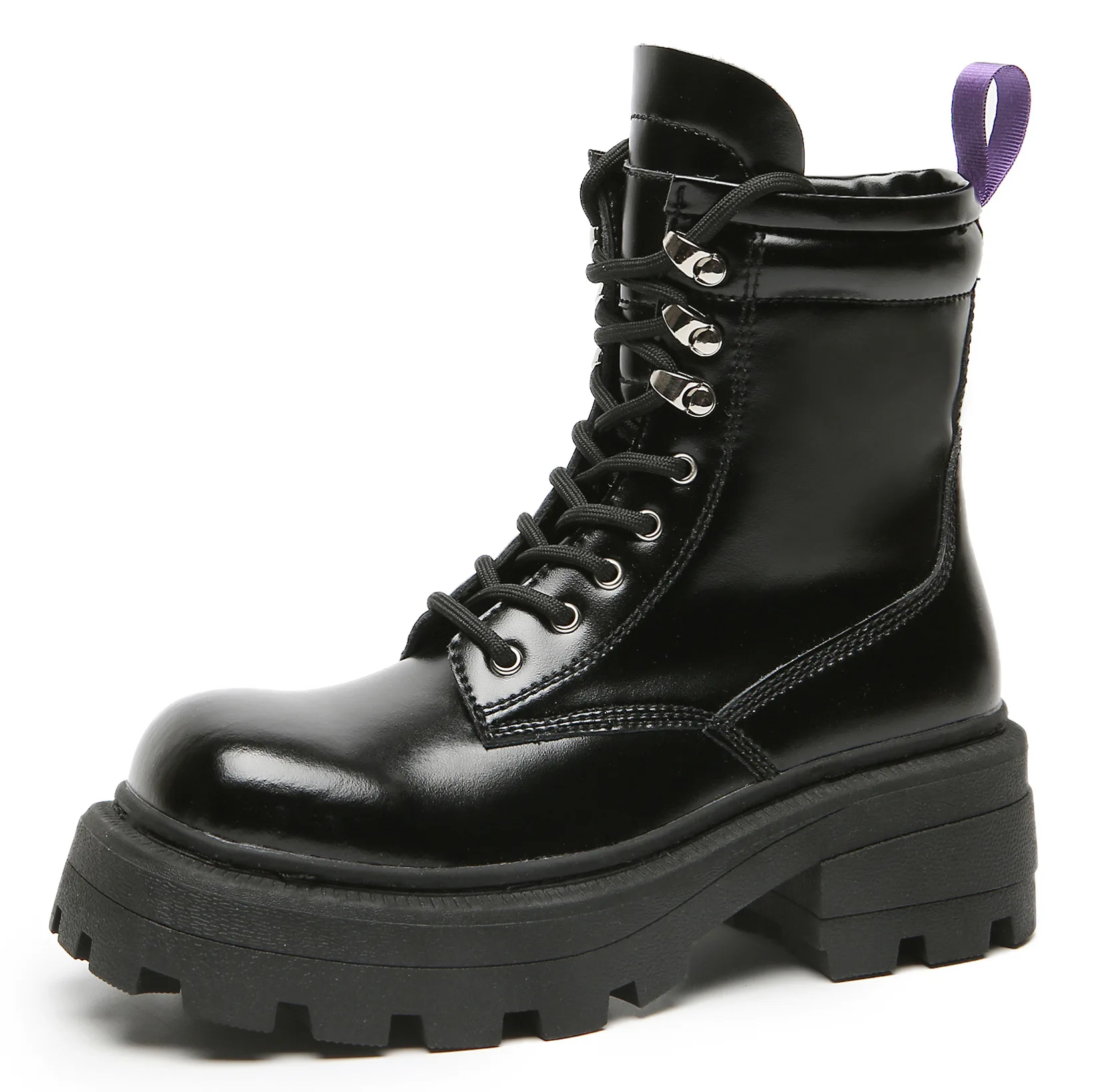 

2020 Fashion Women's Chunky Boots Hiking Ankle Platform Sneakers lace-up