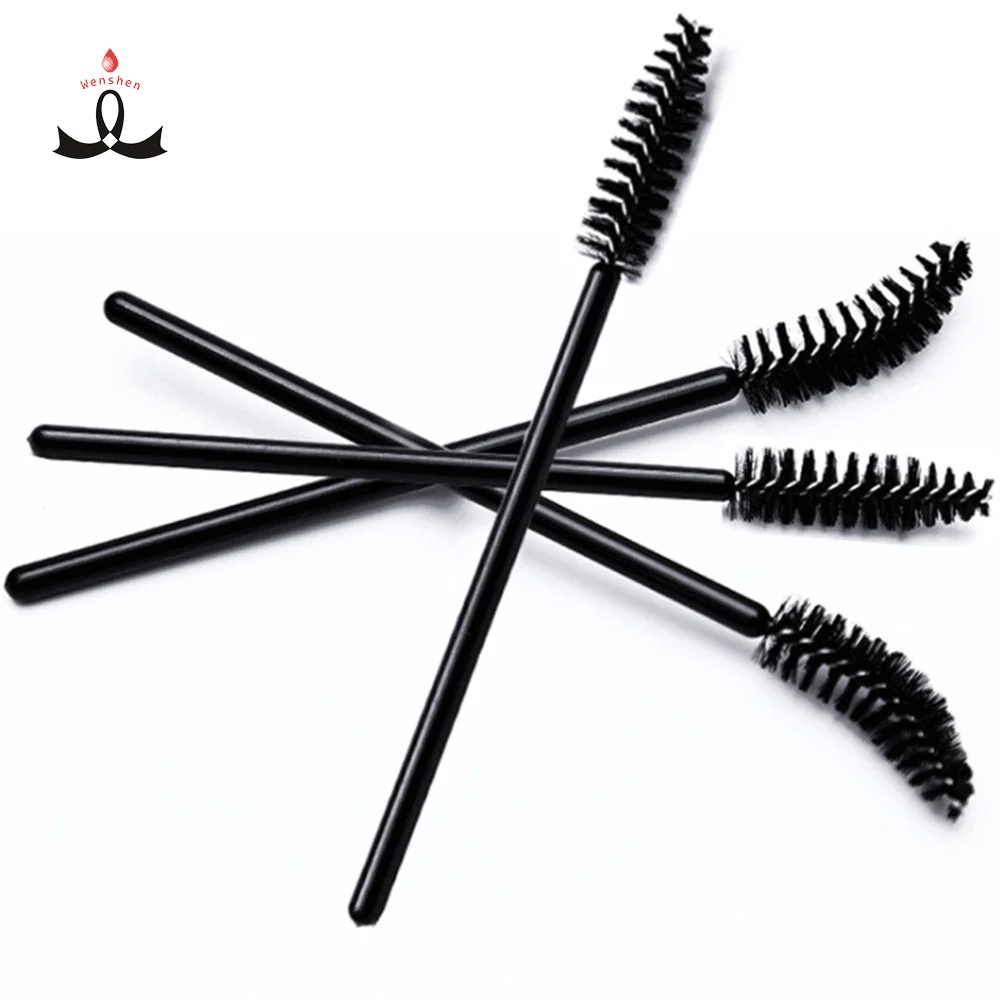 

Permanent Makeup Disposable Black Eyebrow Eyeliner Eyelash Makeup Brush