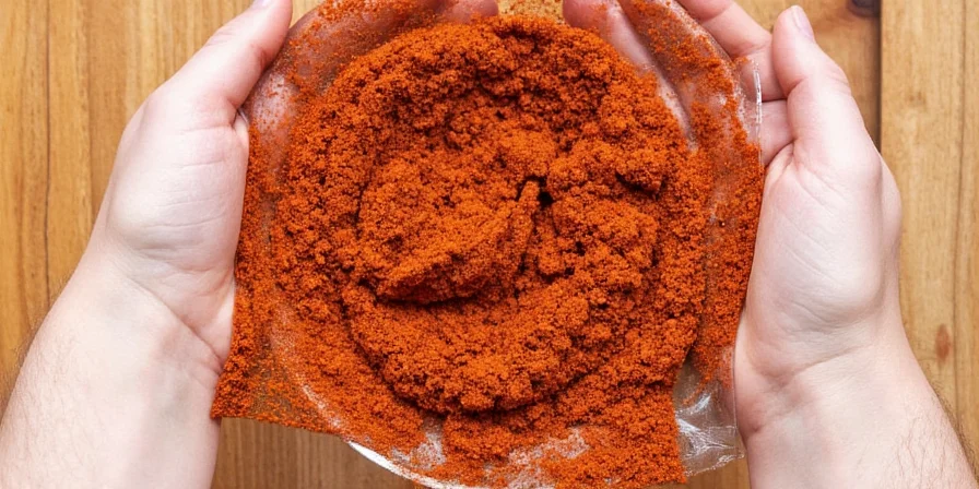 Cooking birria meat with spice packet