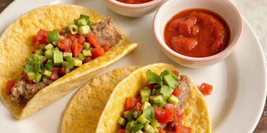 Final plated quesabirria taco