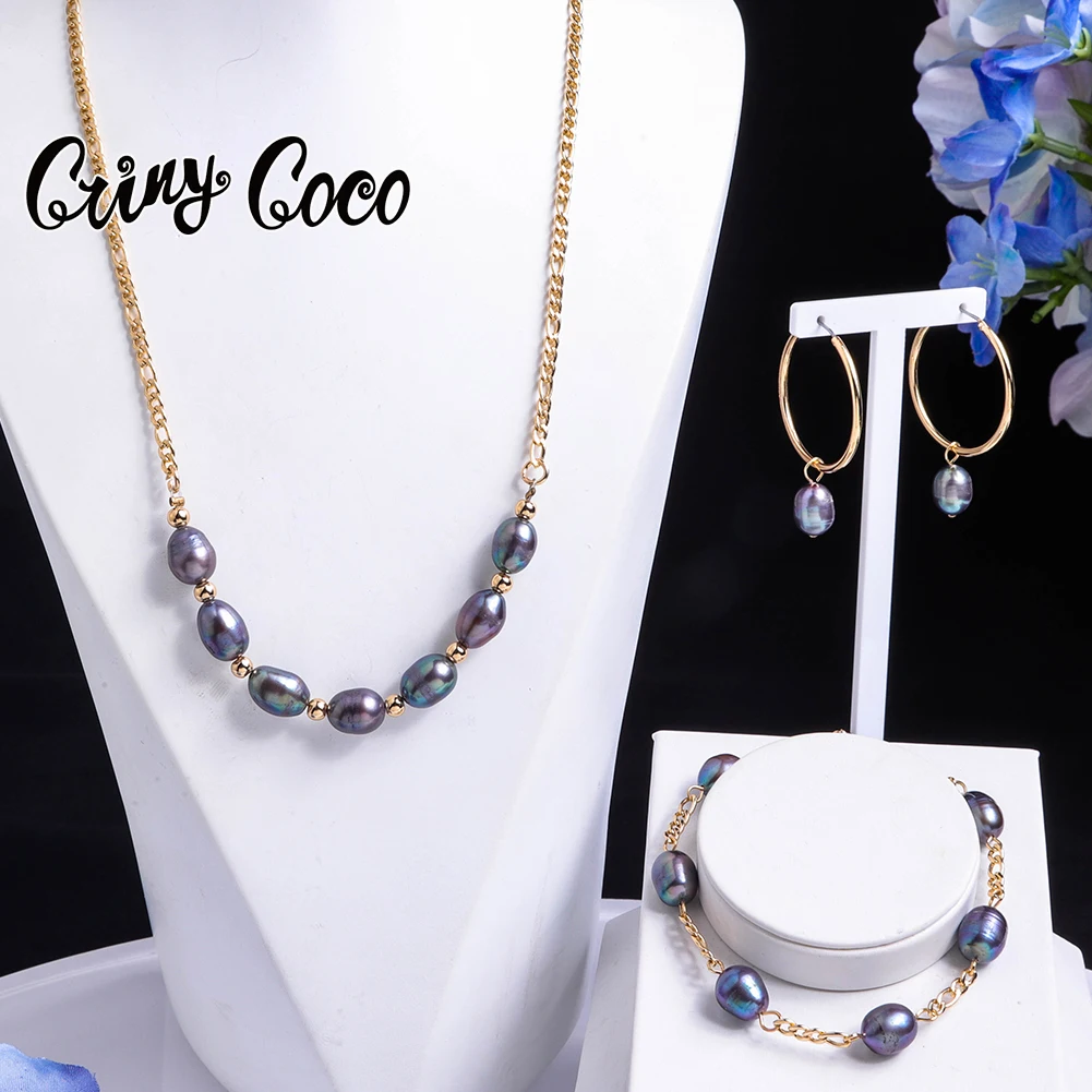 

Cring CoCo New Simple Samoan Fiji Dangling Sets Drop Smile Polynesian jewelry wholesale hawaiian freshwater pearl jewelry set, Picture shows