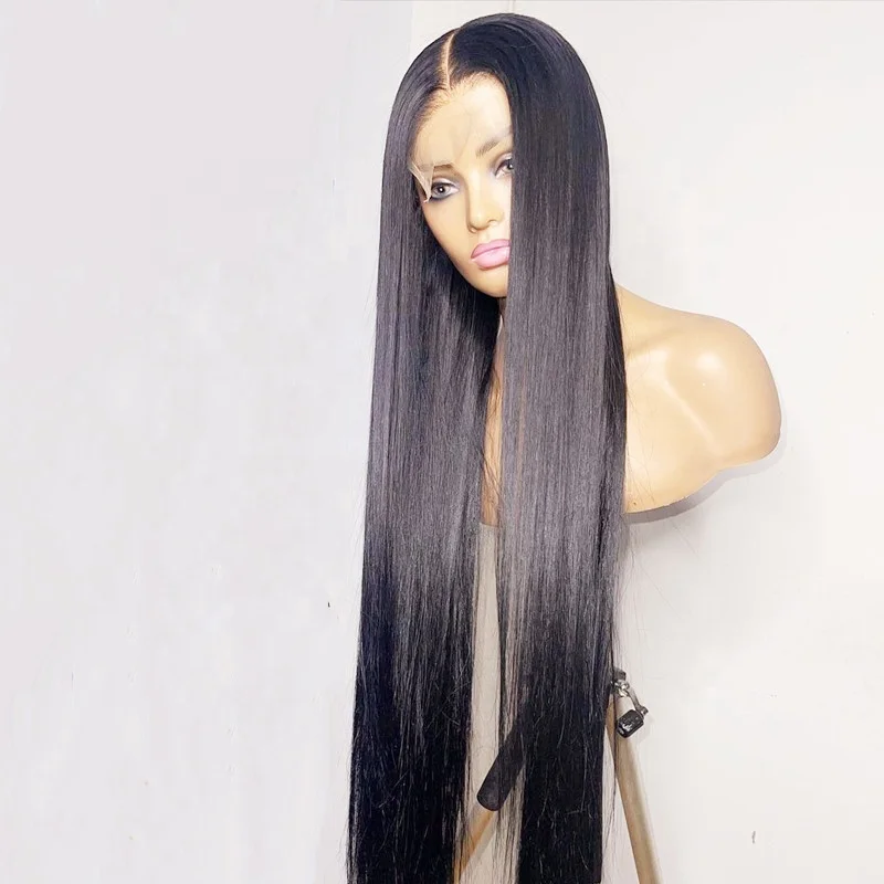 

Highknight 100% Mink Brazilian Virgin Human Hair Lace Frontal Wigs For Black Women Cuticle Aligned Hair Lace Front Wig