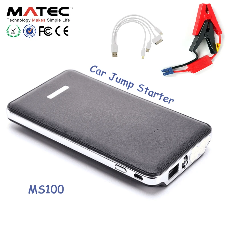 MATEC Super thin lithium polymer mini jump starter 6000mAh as a gift Super market model promotion for car start