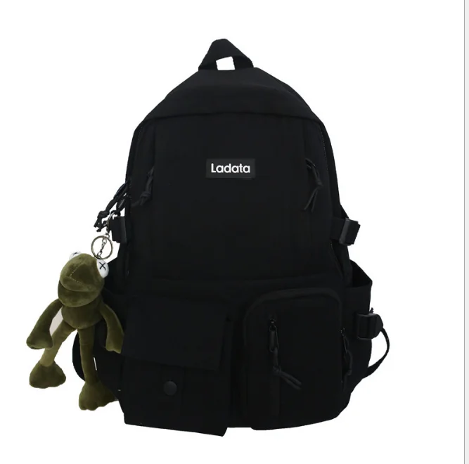 

2021 new Korean student schoolbag original home Ulzzang college style backpack OEM backpack custom logo, Customized color