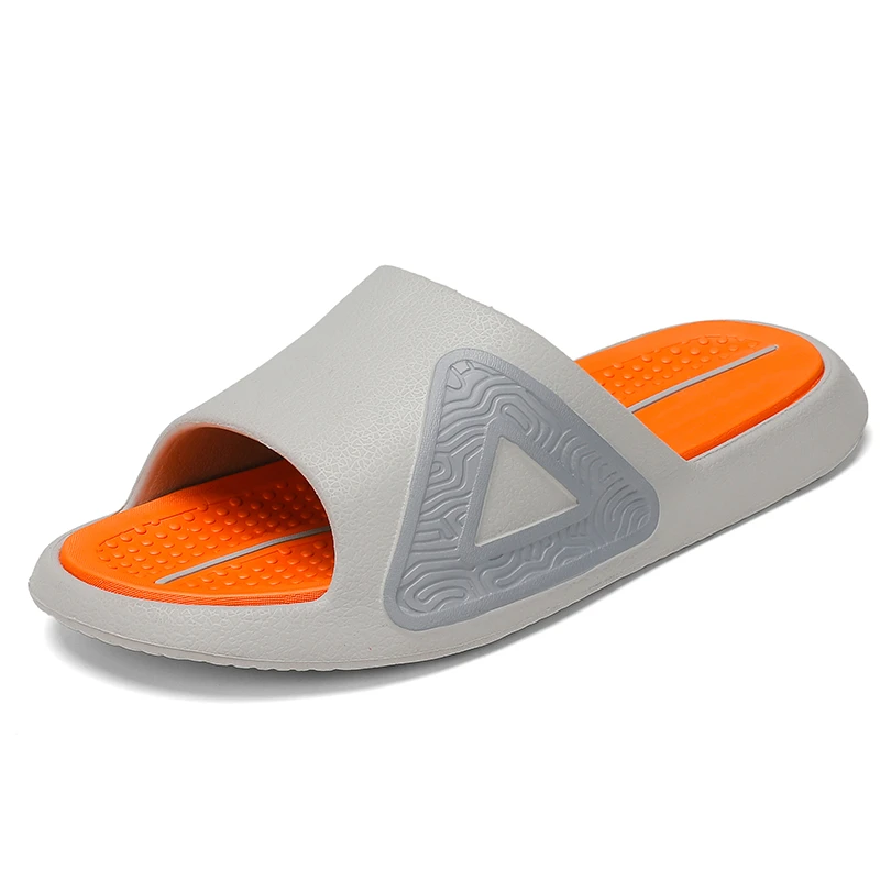 

The new style of tide drag XT2367 rubber and plastic bottom combination lovers slippers, 6 color