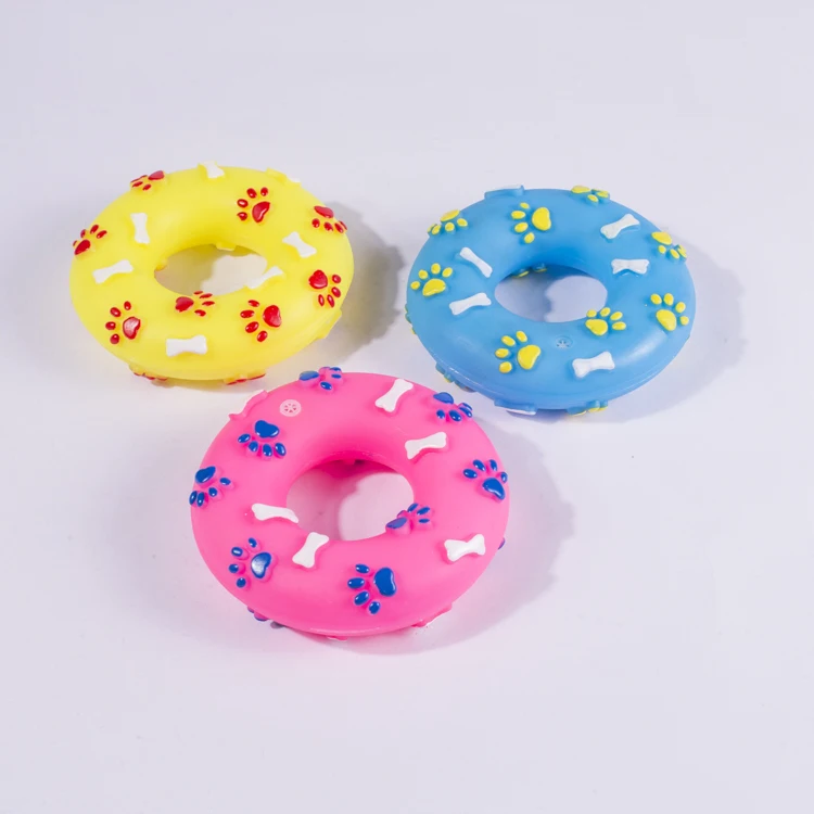 

Explosion Fun Creative Pet Toy Dog Chewing Gum Toy Swimming Ring Training Dog Toy, Picture color