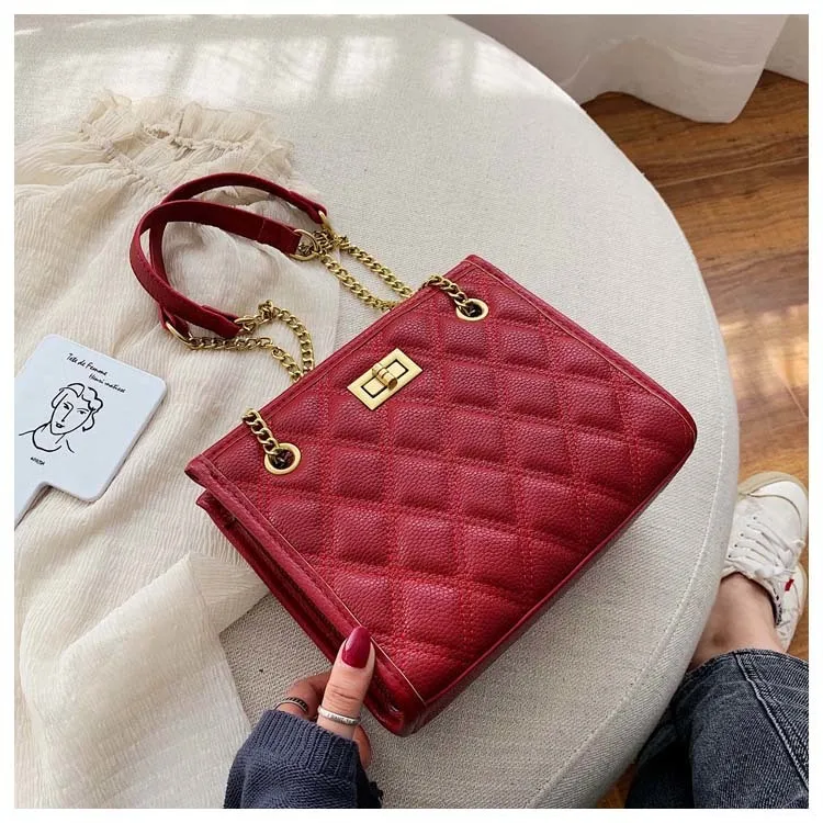 

Luxury Women Handbags Large Capacity PU Leather Ladies Party Shoulder bag