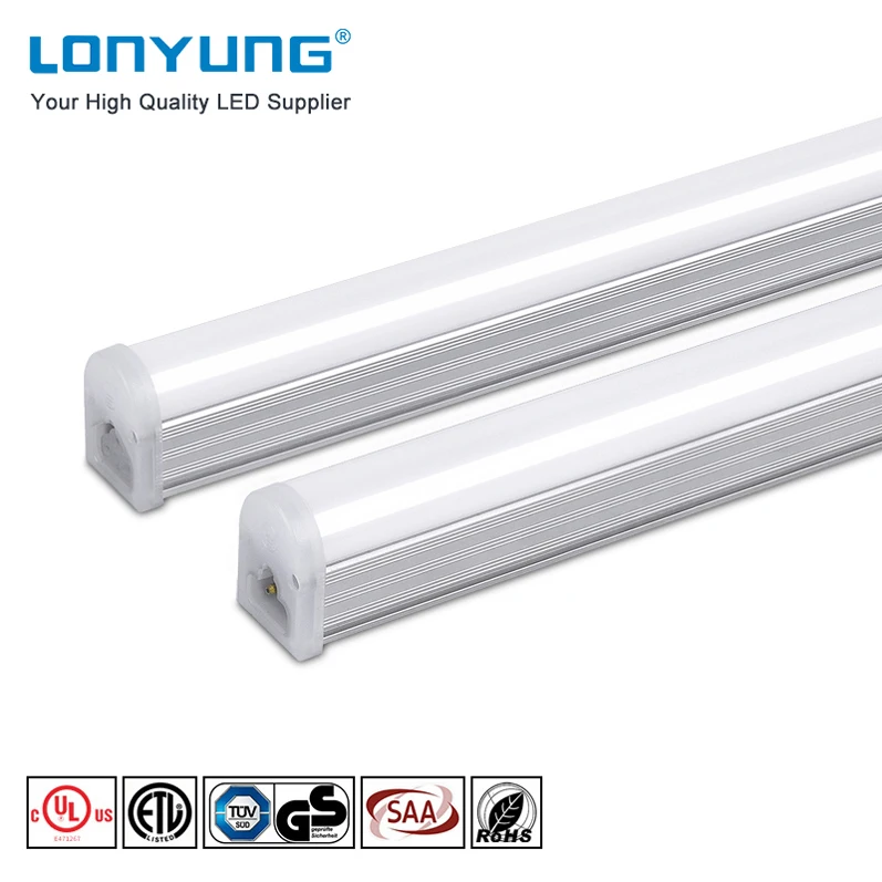 ETL DLC Listed 300mm 4w 20 watt 80cm led tube 8 feet Linkable Aluminum Housing T5 Integrated 4 ft Led Tube Light For Parking Lot