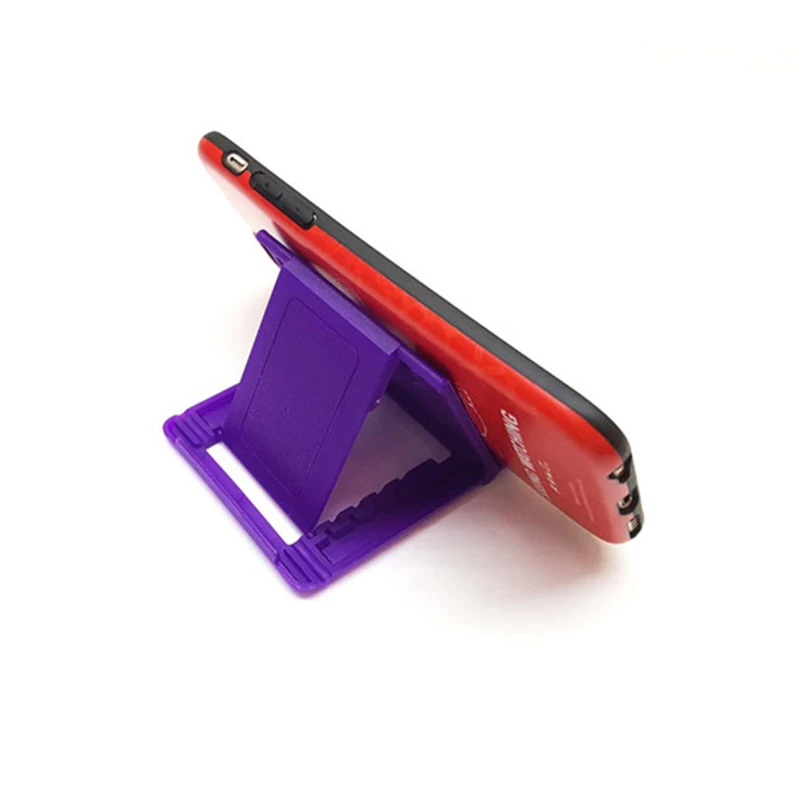 

Portable Mobile Phone Stand ABS Cell Phone Stand Holder For Iphone For Samsung For Xiaomi, Black,red,yellow,white,blue,purple