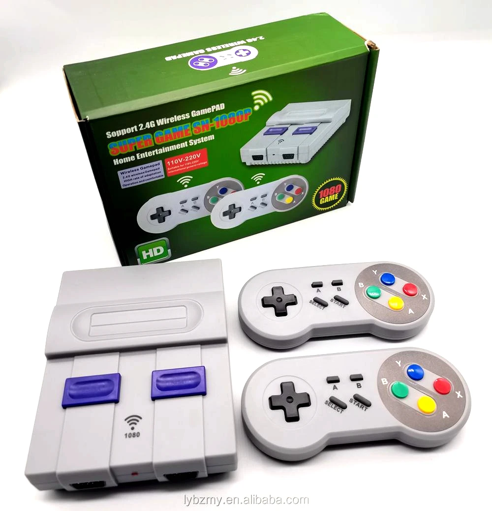 

Retro 2.4G wireless controller classic mini retro game built-in TV 1080 video game console