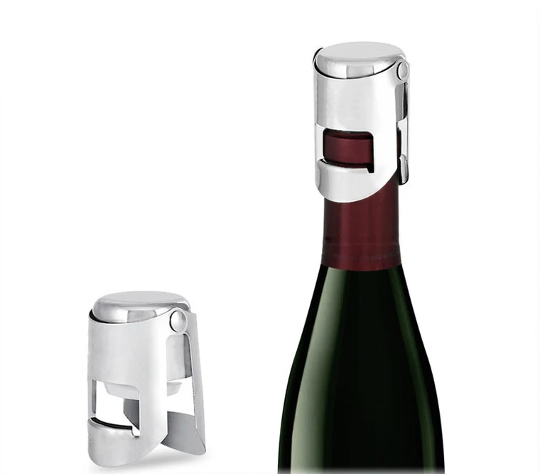 

WXL106 Portable Wine Bottle Stopper Cork Plug Home Bar Tools Stainless Steel Champagne Sparkling Stopper