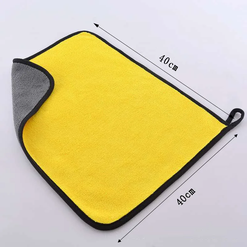 high quality microfiber car towel custom soft microfiber towel for carwash 40x40cm 800gsm