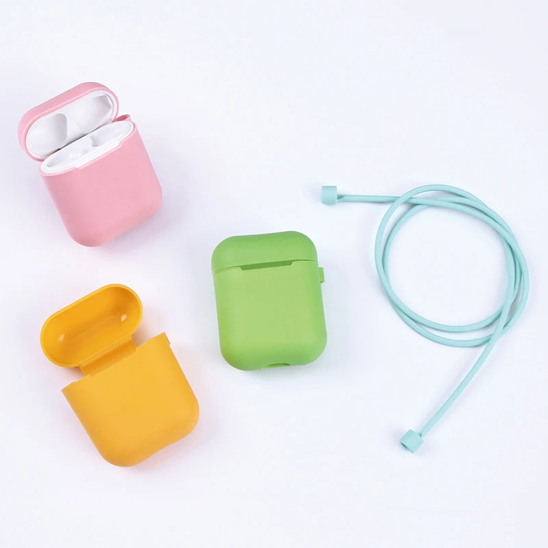 Shatter-resistant Protecting Washable Fully Cover Silicone Case For Airpods 1 2 i9s Case