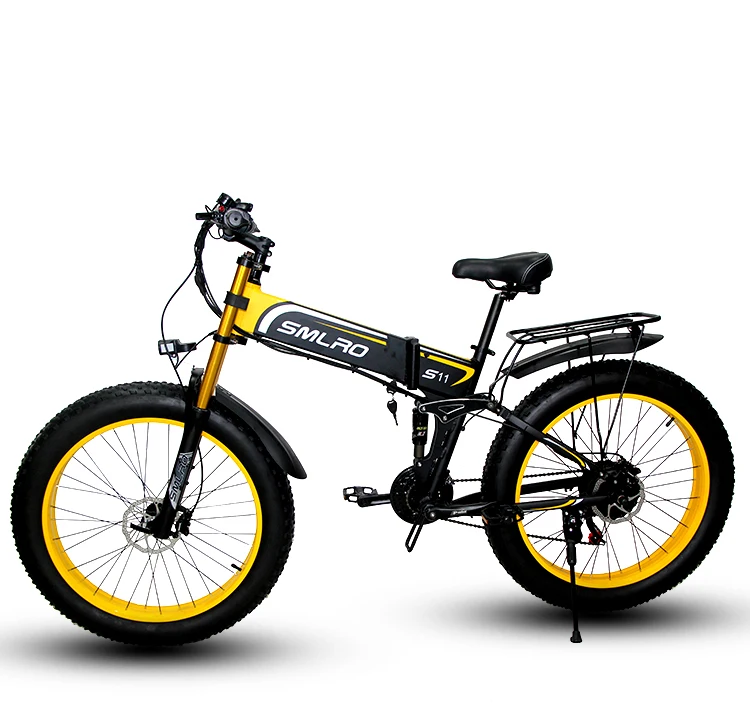 

26'' Inch Fat Tyre Motorized Ebike,48v350w Electric Bike With Mid Drive Motor