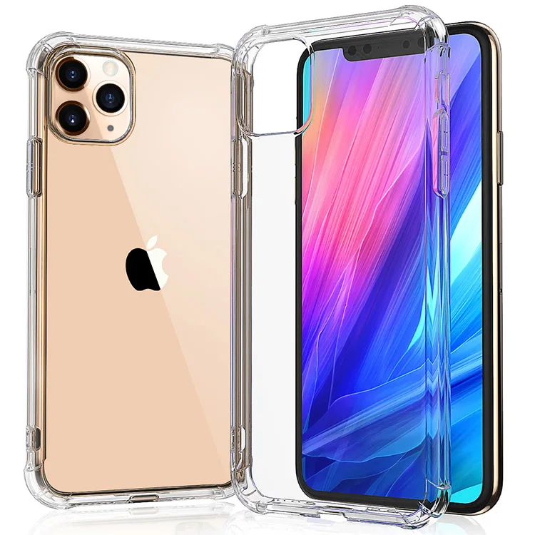 

Wholesale New Silicone Shockproof Clear Cell Mobile Phone Case for iPhone 12 Case