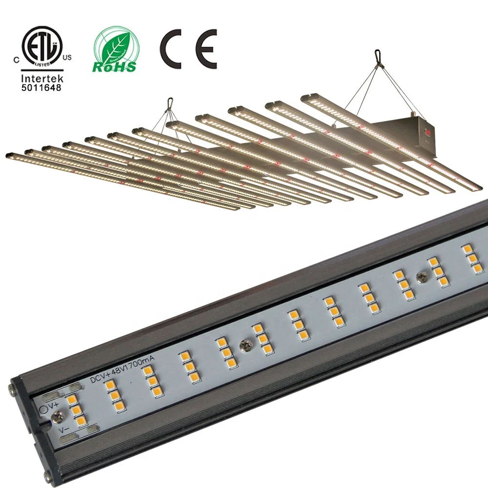 Factory Direct Sale Amazon Top Seller 2020 Samsung Lm301b Led Grow Light Bars 12 Strips 960W