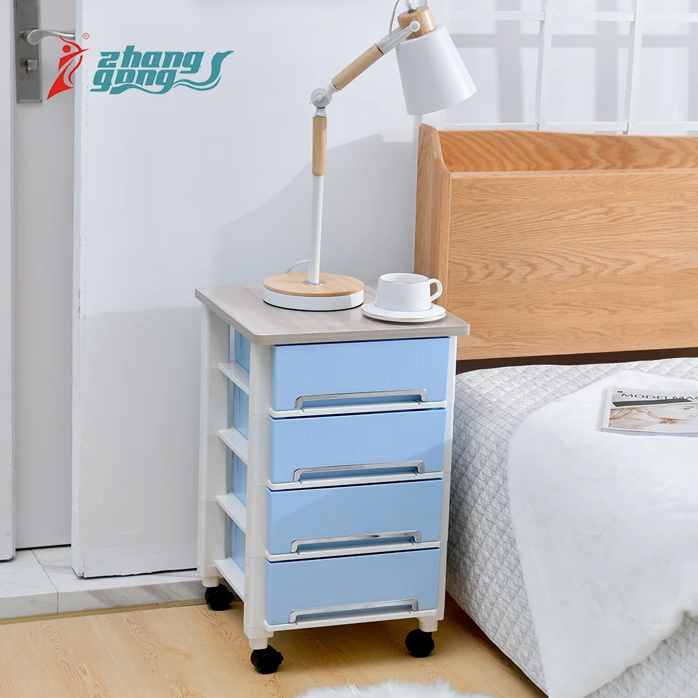 
Home multifunctional mobile plastic storage drawer cabinet 
