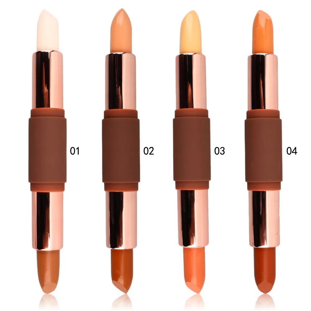 

High quality concealer pen Natural Highlight makeup Private Label double shimmer stick Concealer highlighter 2 in 1