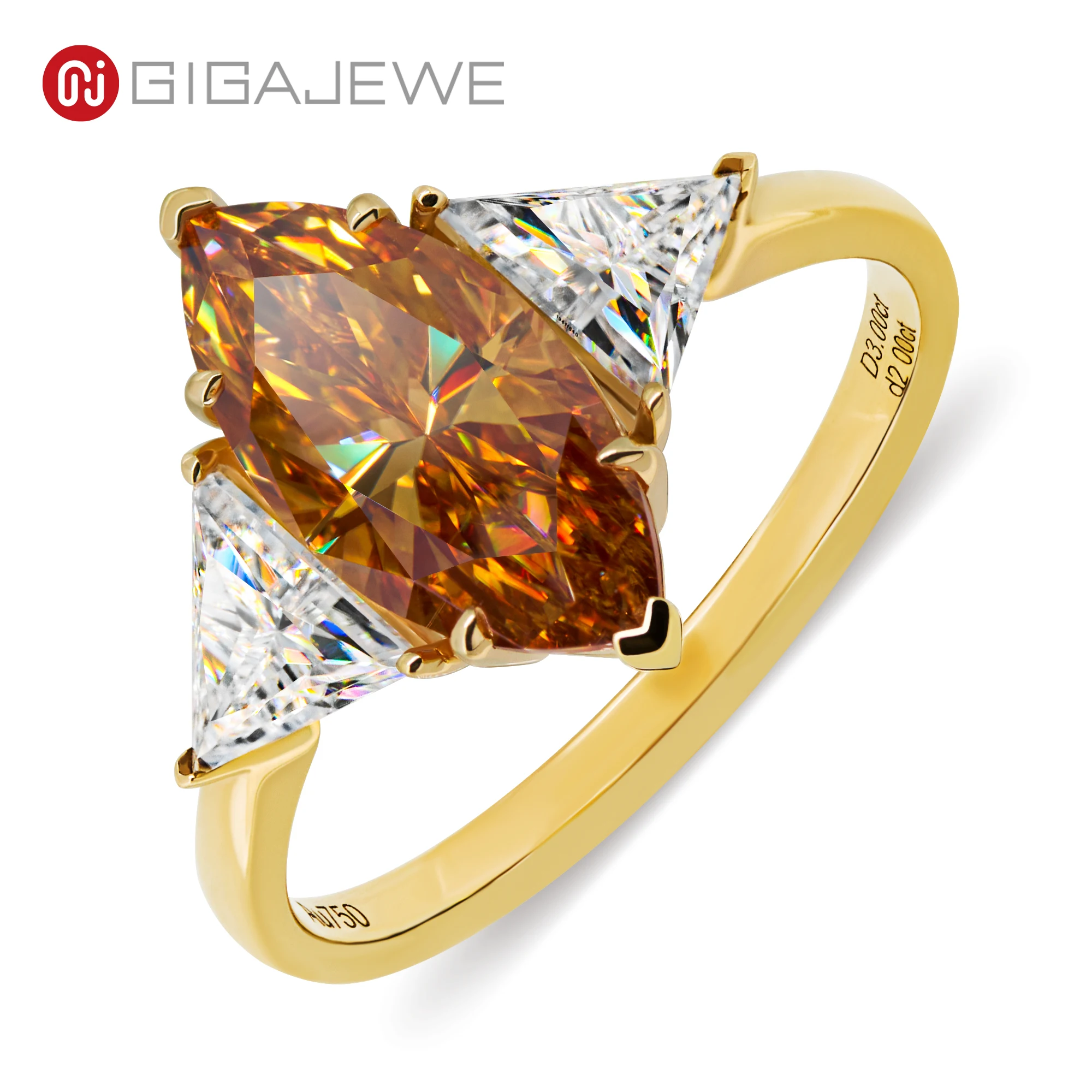 GIGAJEWE total 4.6.ct 7x14mm