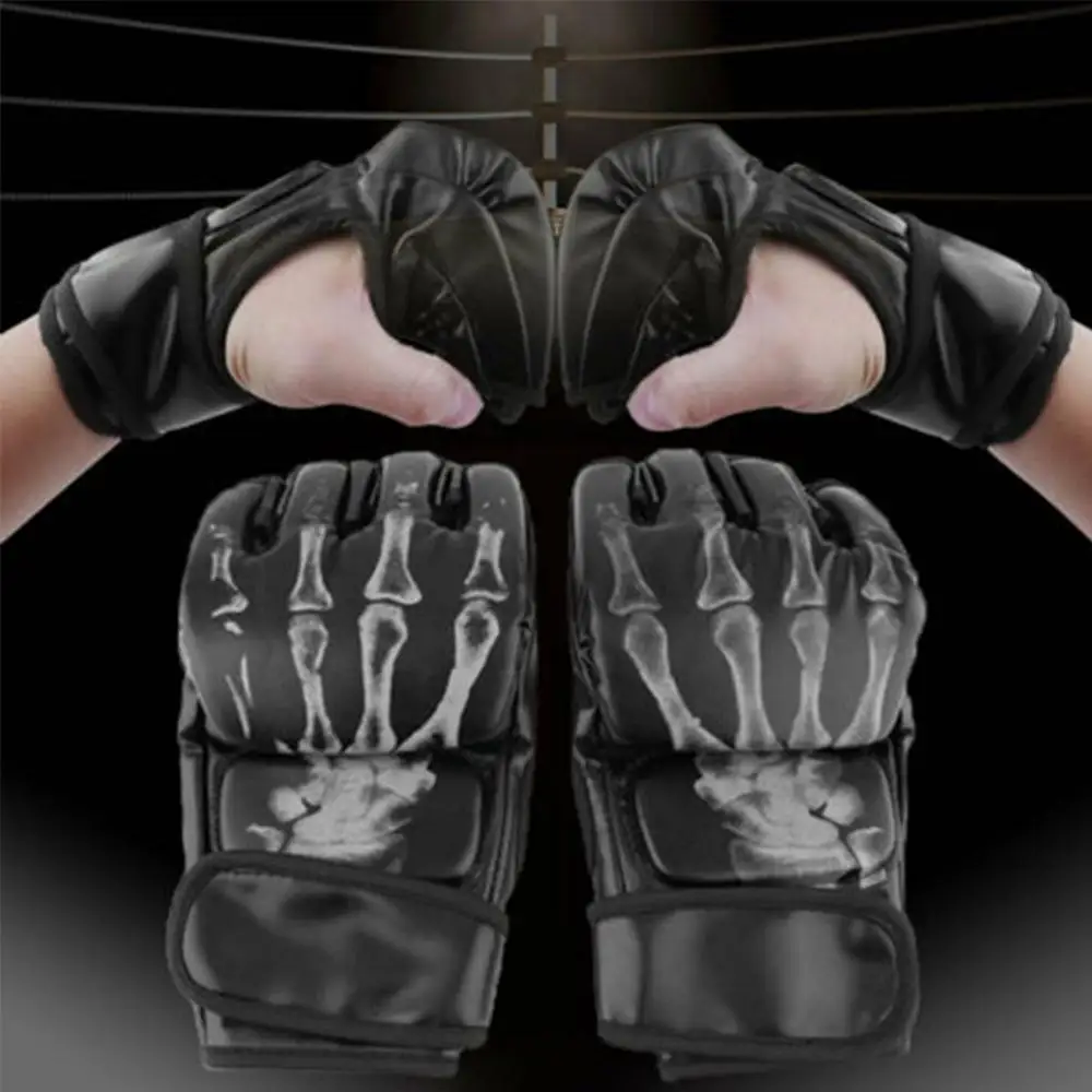 

1 Pair Of Half-finger Boxing fights Sanda Combat Training Equipment